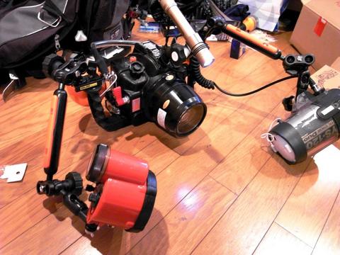 SEA＆SEA DX-400D Canon Digital X用水中ハウジング　＋　シーアーム